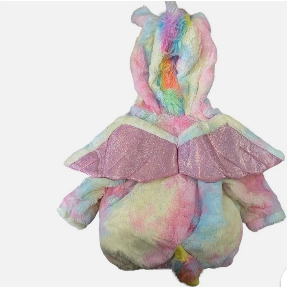 Baby Pastel Colored Unicorn Costume Pullover Top